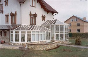 Terasz télikert. Műanyag ablak