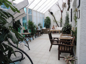 Télikertben tea és kávé